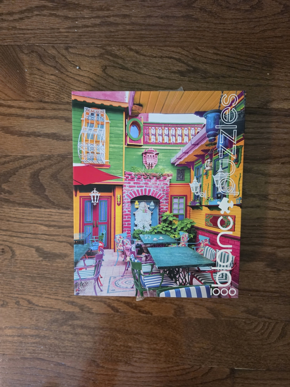Vibrant Courtyard 1000-Piece Puzzle